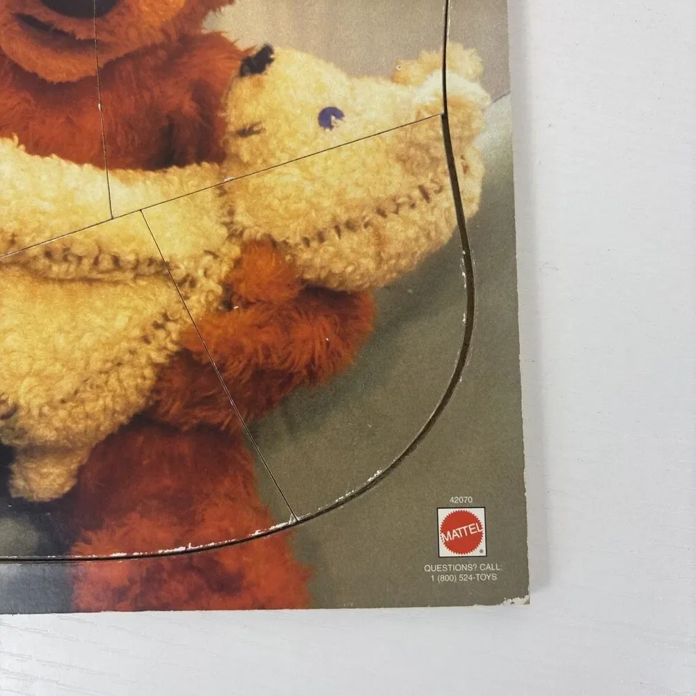 Jim Henson Bear In The Big Blue House 9.5”x11.5” Rare Vintage Mattel Puzzle